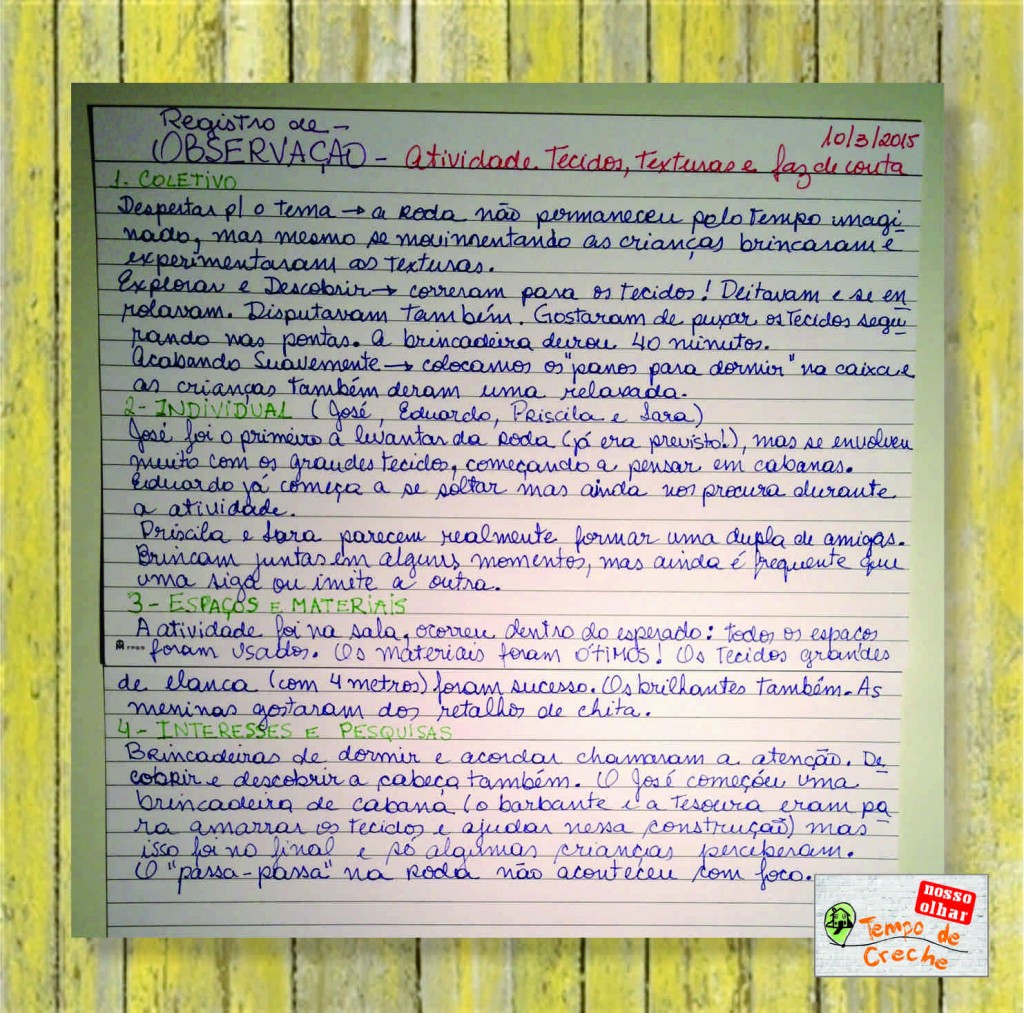 Ficha de Observação