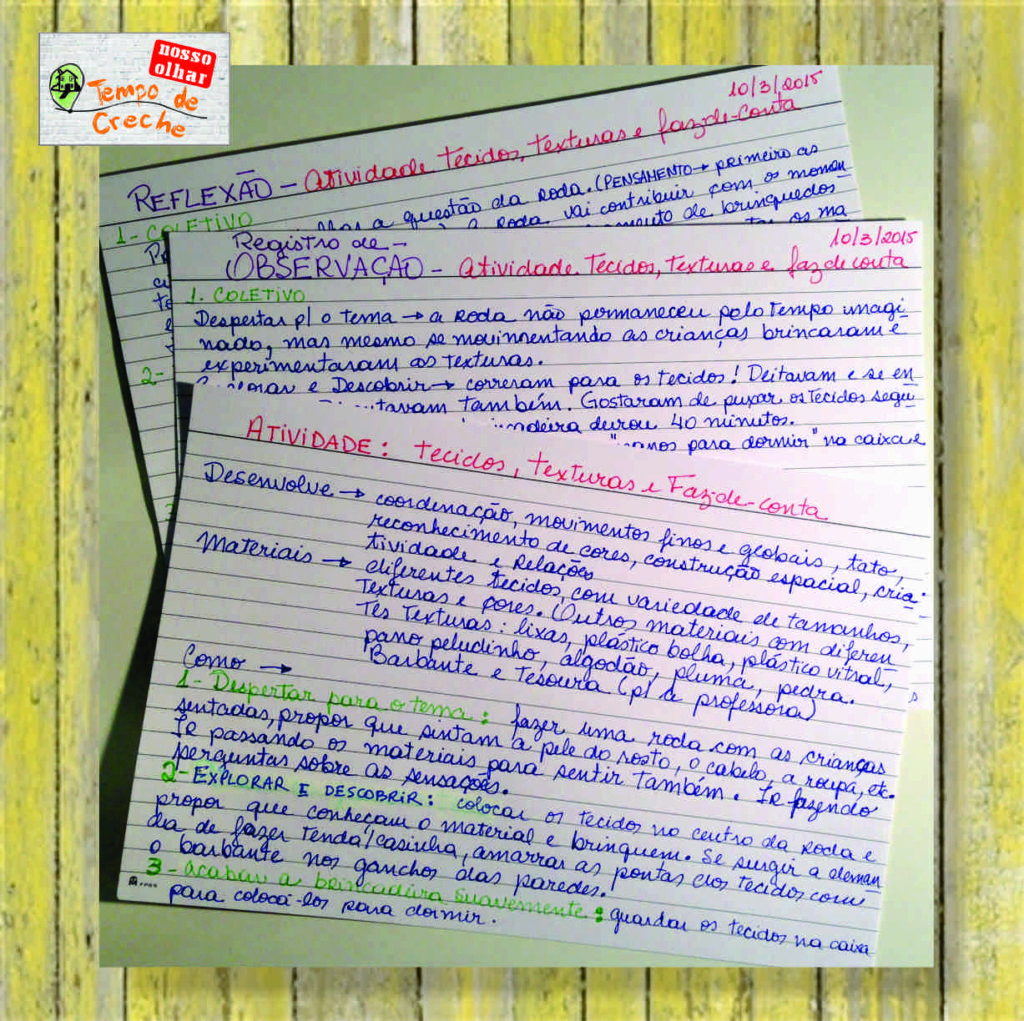 Planejamento Registro e Reflexão