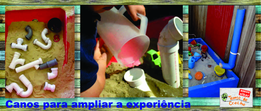 canos para brincar no tanque de areia