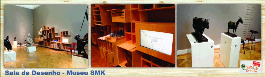 sala de desenho do museu SMK