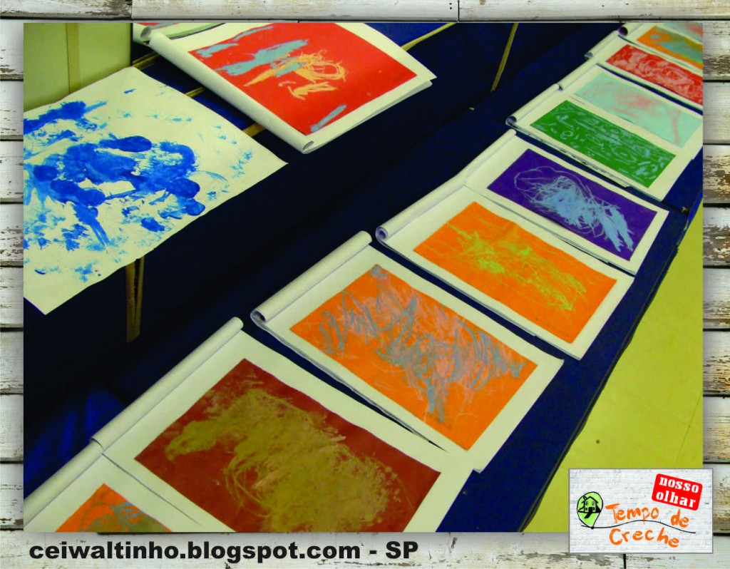 produção das crianças do CEI Waltinho