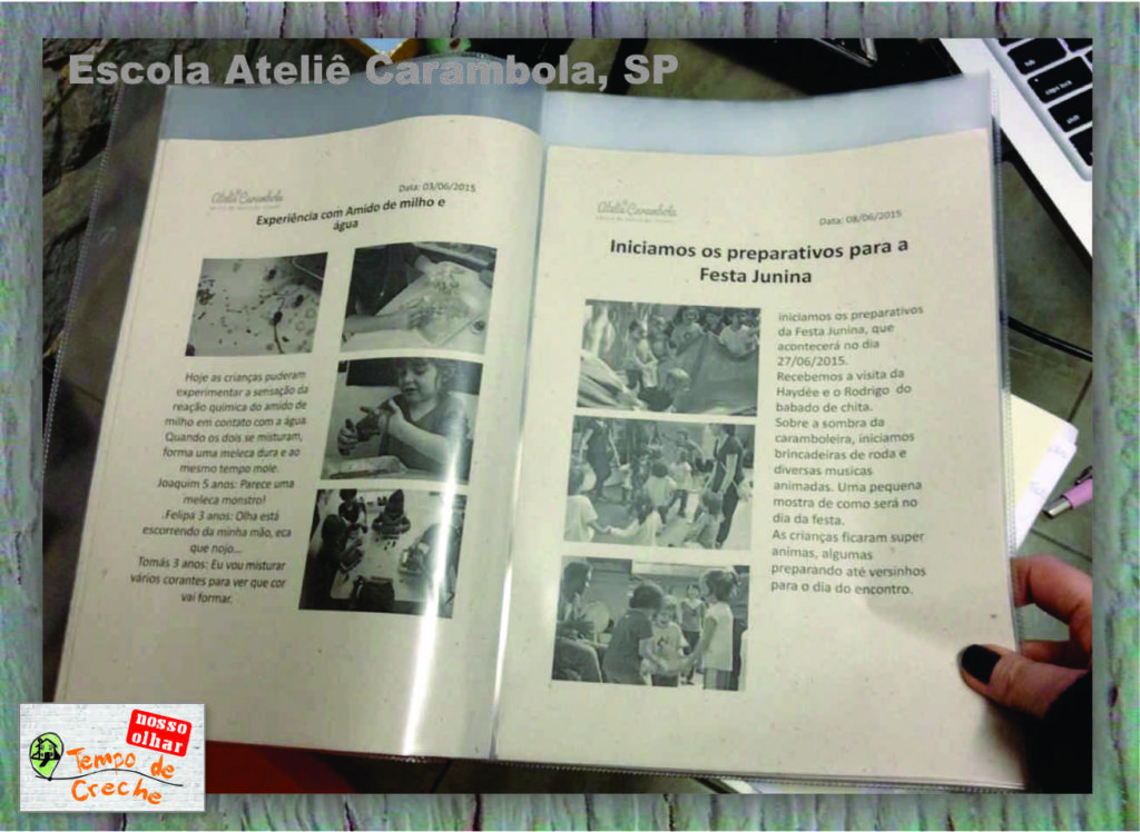 documentação pedagógica para a equipe