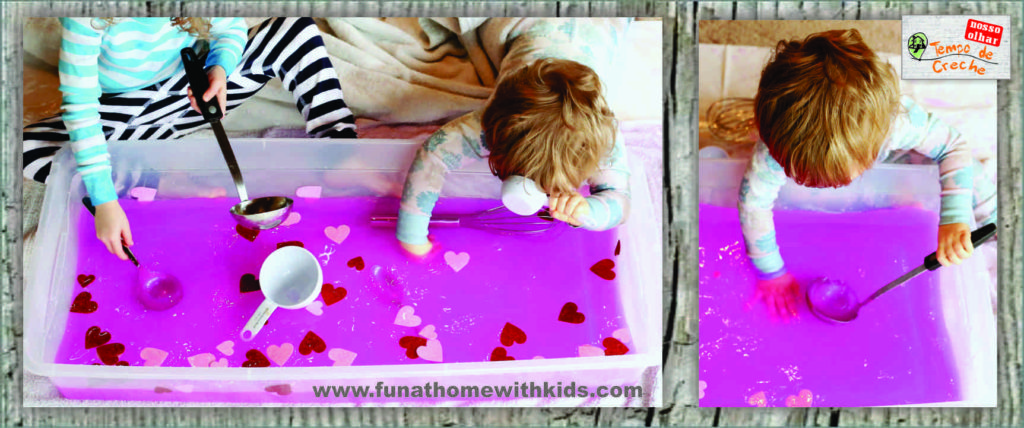 experiencias com água colorida