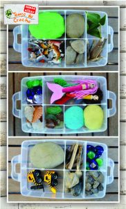 materiais organizados