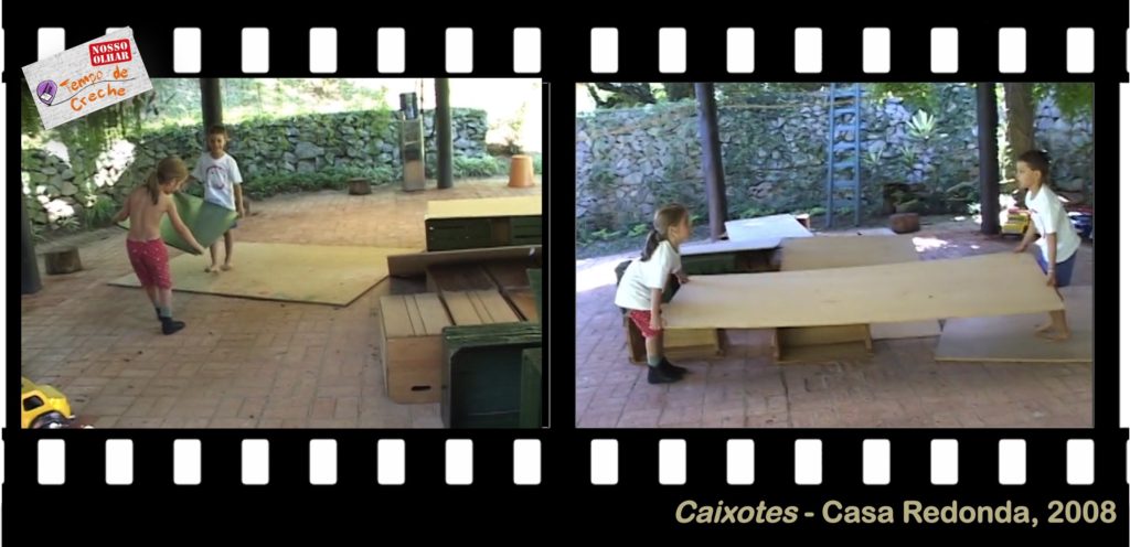 Crianças e as brincadeiras de construção: construindo fora para edificar dentro 10 casa redonda caixotes 1