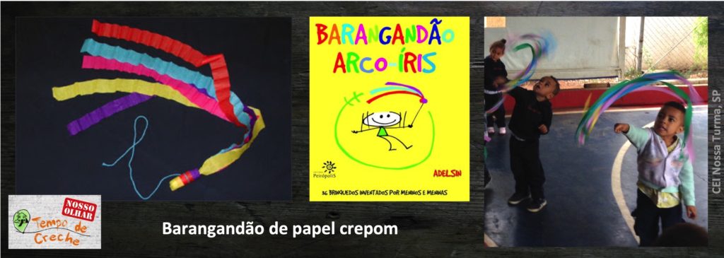 Barangandão de papel crepom