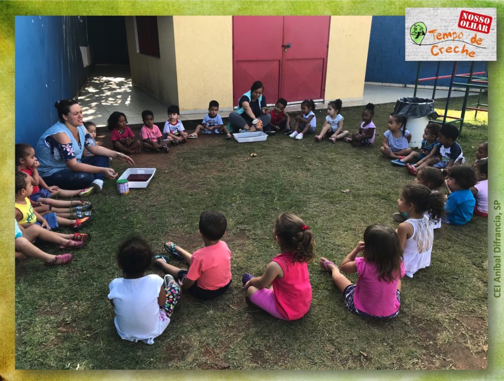 roda de conversa na área externa
