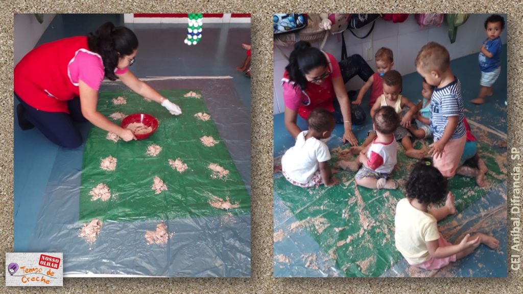 Atividade areia comestível