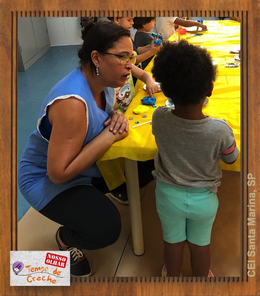 olhar próximo da professora