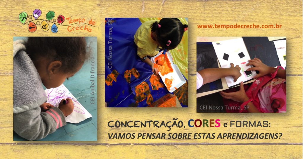 concentração cores e formas