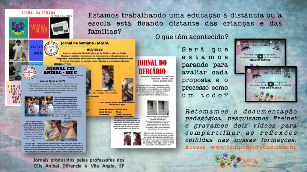 Documentação pedagógica à distância