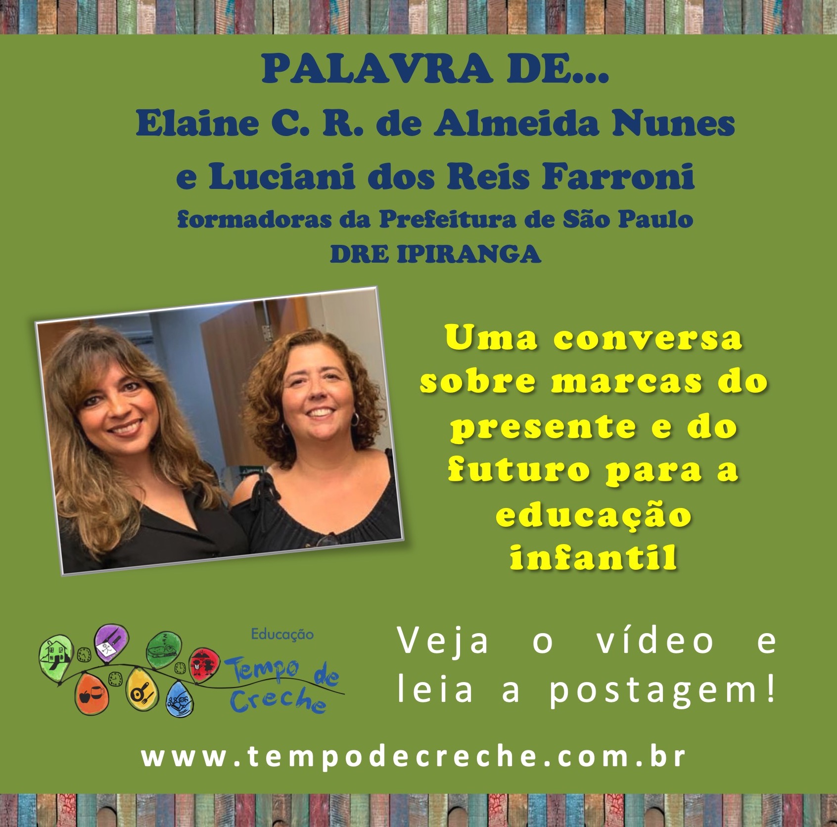 palavra de elaine e luciani insta