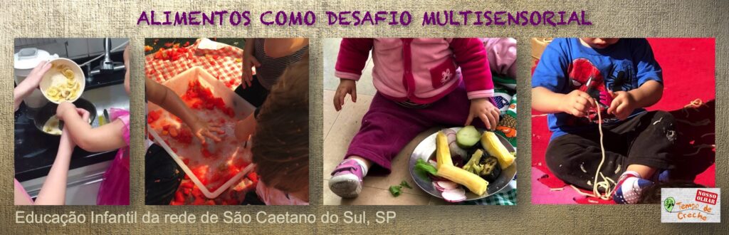 brincadeiras com alimentos