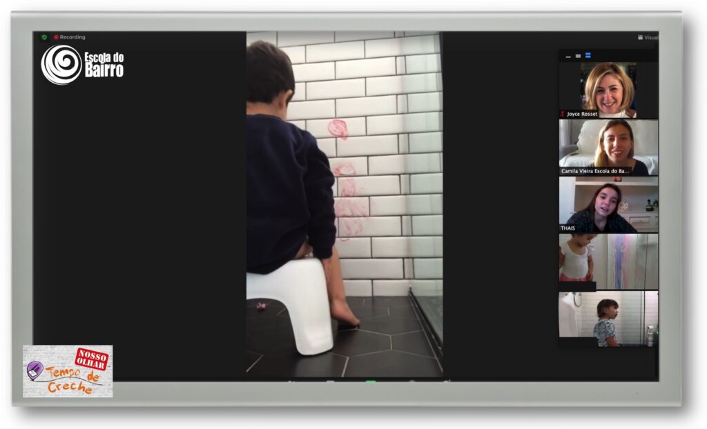 educação infantil remota pintura 3