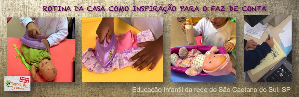 faz de conta das rotinas da casa