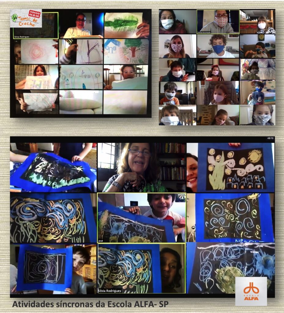 Atividades síncronas Escola Alfa 1