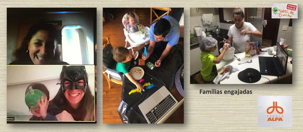 Engajamento das famílias Escola Alfa
