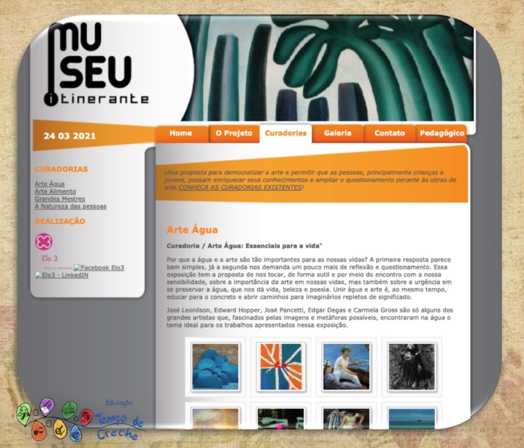 Pesquisa de reertório de Arte Site