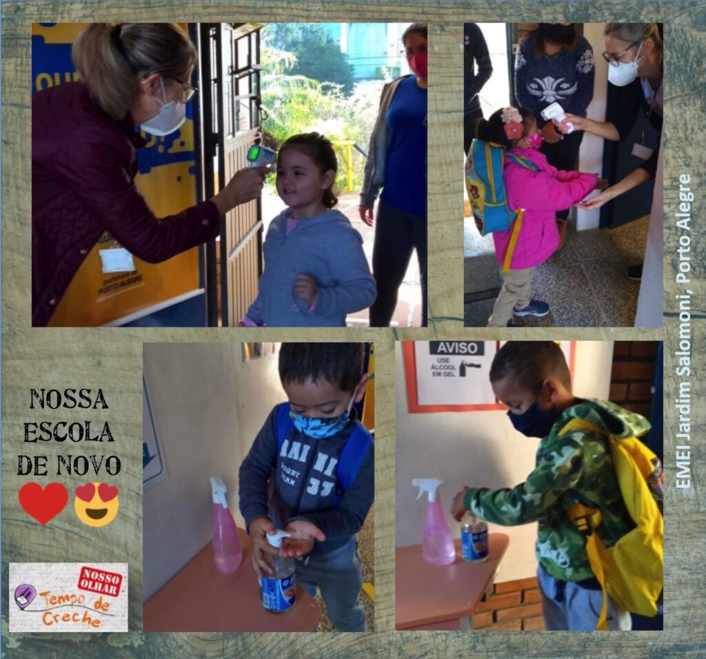 chegada na escola 2021