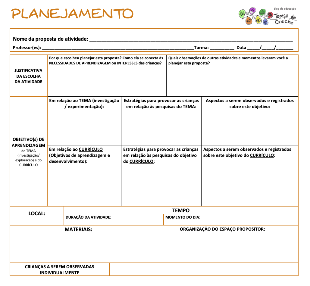 instrumento de planejamento