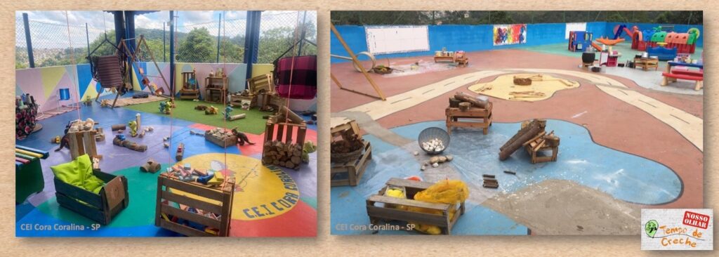 Espacos para brincar externos