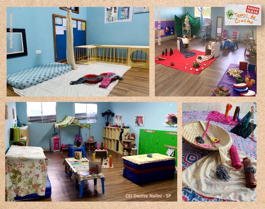 Espacos para brincar sala interno