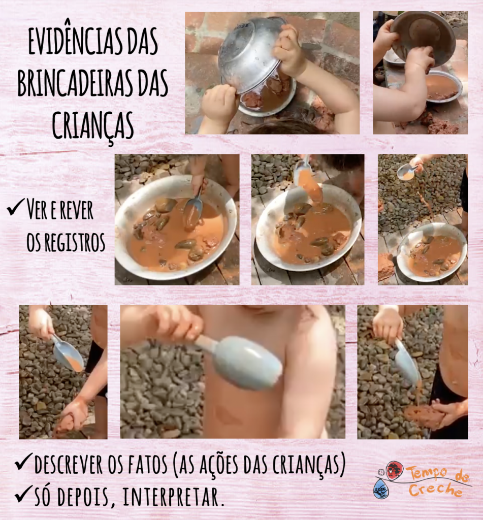 Evidencias no registro